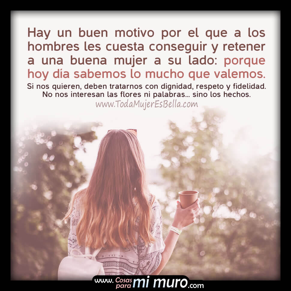 &iexcl;Hoy d&iacute;a cuesta mucho retener a una mujer!