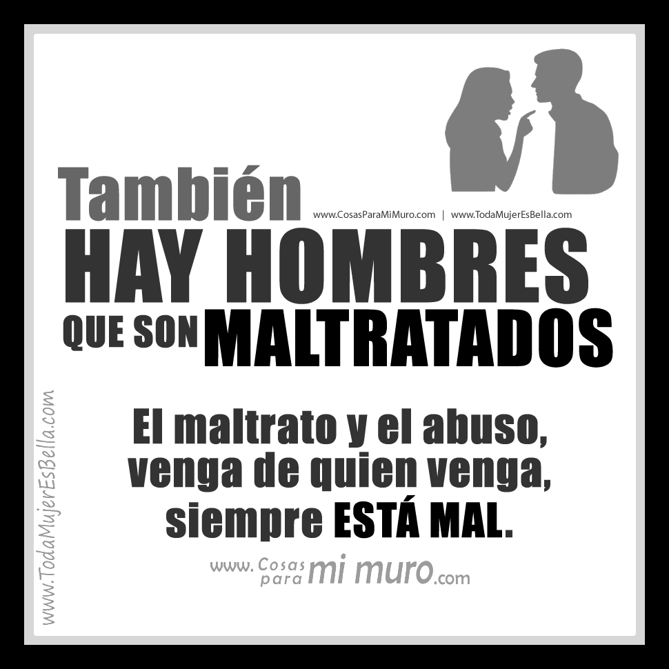 Tambi&eacute;n hay hombres maltratados