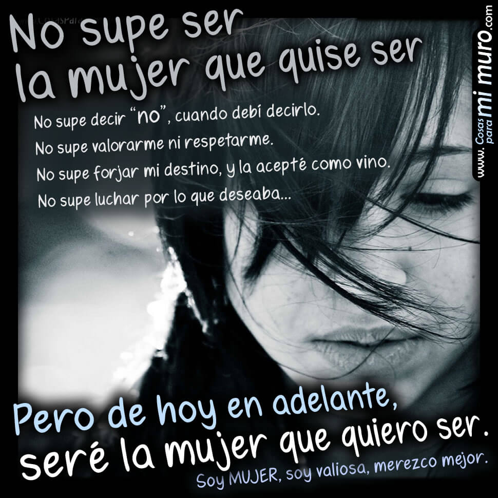 No supe ser quien debía ser No supe ser quien debía ser