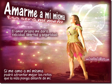 Amarme a m&iacute; misma, esa ser&aacute; mi meta