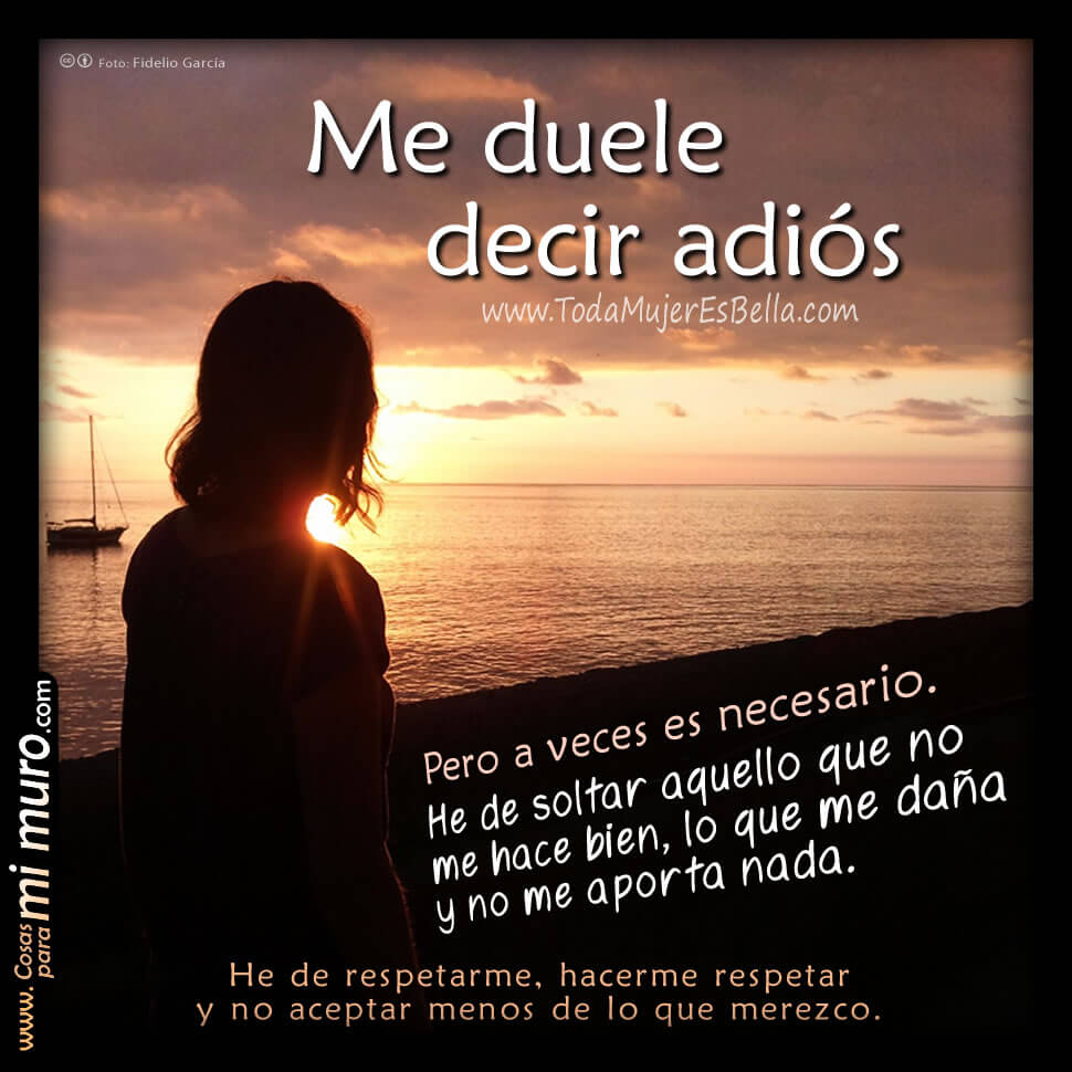 Me duele decir adi&oacute;s
