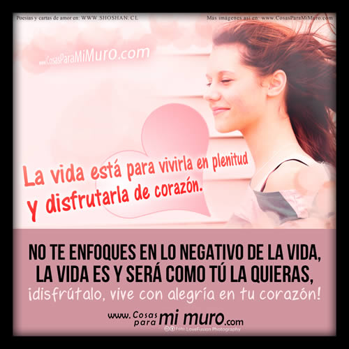 La reflexi&oacute;n: Desp&eacute;inate y vive feliz