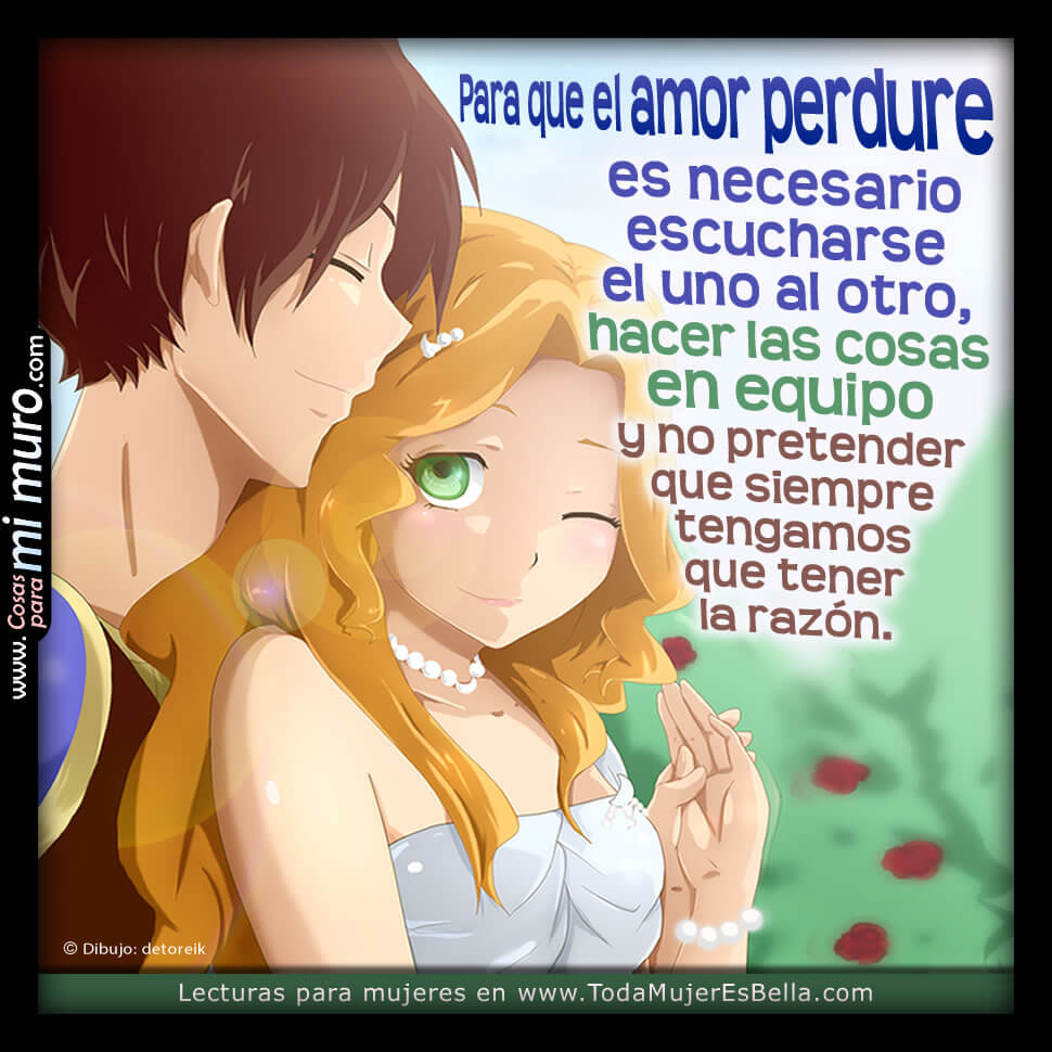 Para que el amor perdure