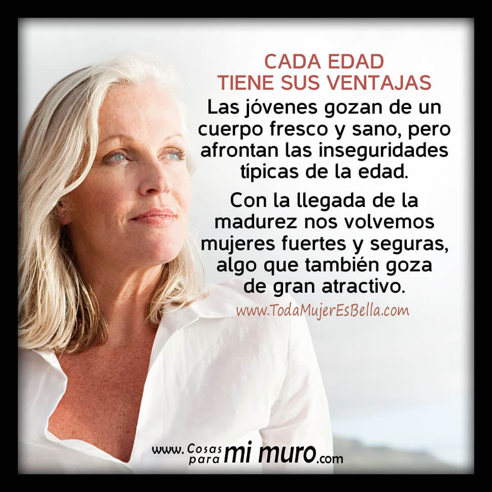 La mujer madura tambi&eacute;n tiene su atractivo
