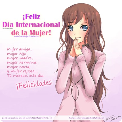 Feliz d&iacute;a a todas las mujeres
