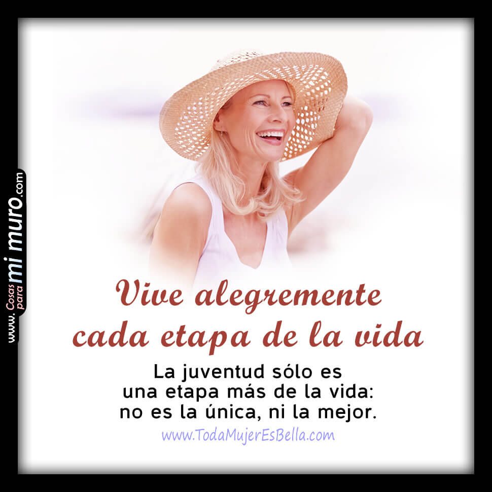 La juventud s&oacute;lo es una etapa de la vida
