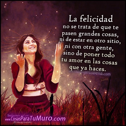 Felicidad en lo sencillo Felicidad en lo sencillo