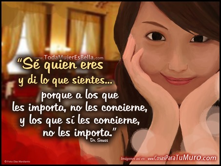 S&eacute; quien eres, t&uacute; mismo.