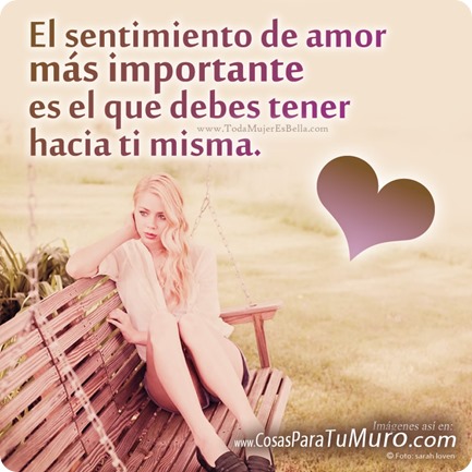 El amor propio es el más importante. El amor propio es el más importante.