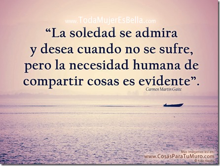 Admirada soledad