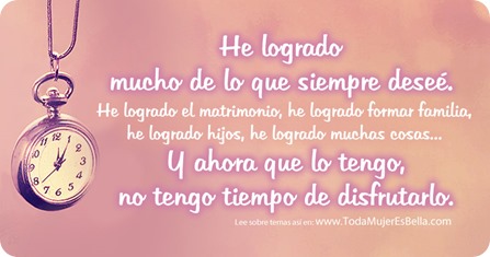 Sin tiempo para disfrutarlo Sin tiempo para disfrutarlo