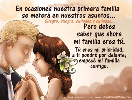 No temas, ahora mi familia eres tú... No temas, ahora mi familia eres tú...
