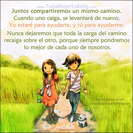 Caminaremos juntos, mi amor Caminaremos juntos, mi amor