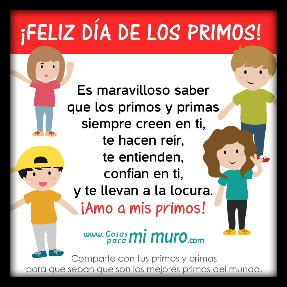 D&iacute;a de los primos y primas