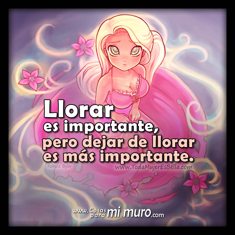 La importancia de llorar La importancia de llorar