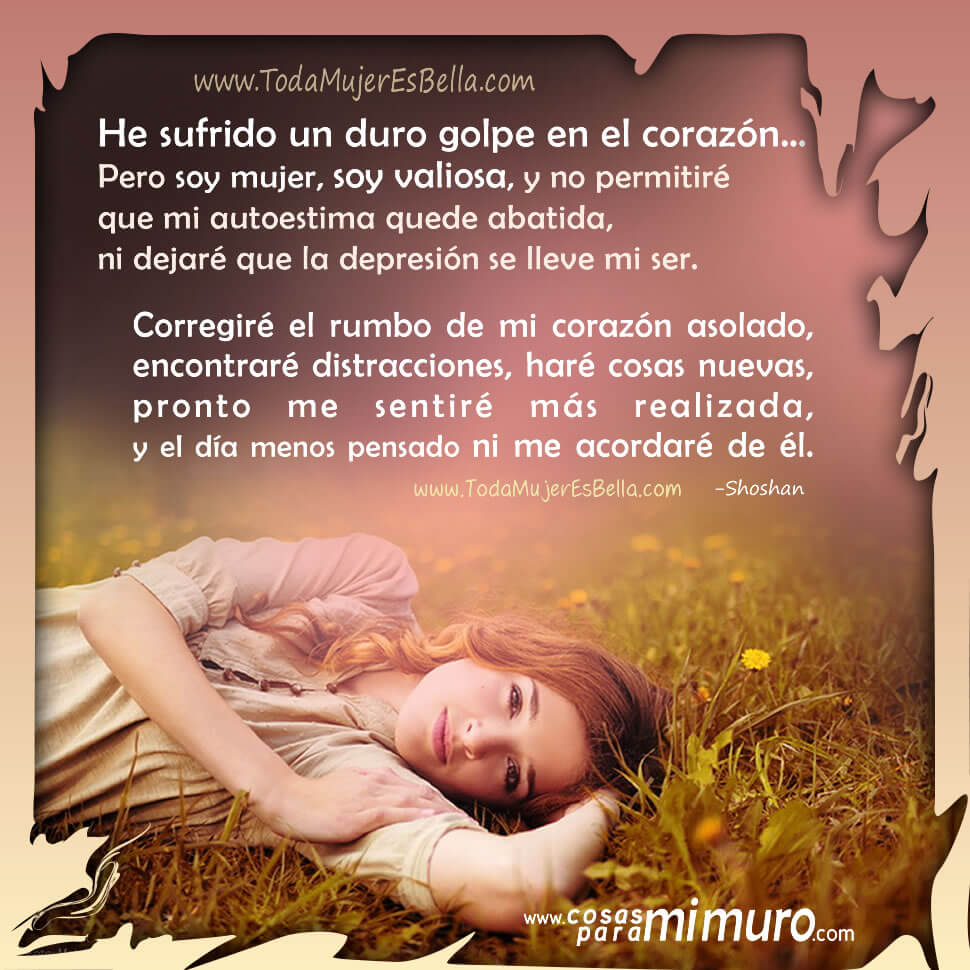 He sufrido un duro golpe en el corazón He sufrido un duro golpe en el corazón