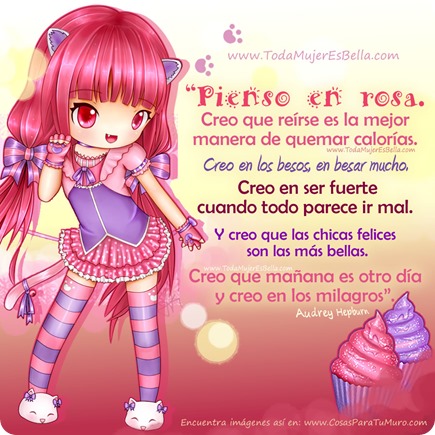 Pienso en rosa, &iquest;y t&uacute;?