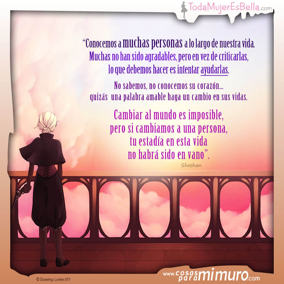 Menos criticar, más ayudar Menos criticar, más ayudar
