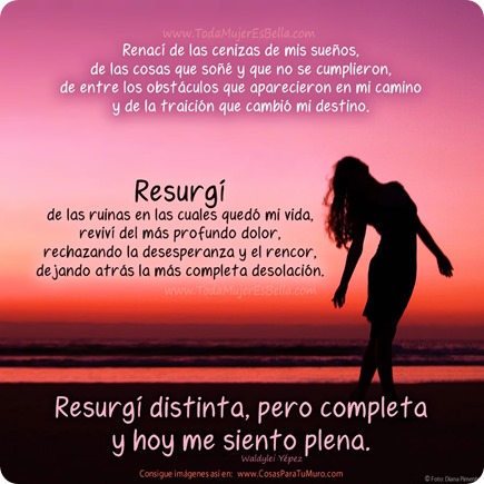 Resurgí y renací Resurgí y renací