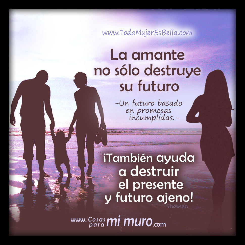 La mujer amante es destructora La mujer amante es destructora