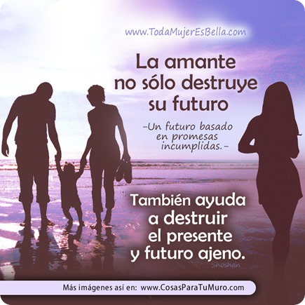 Las amantes son destructoras Las amantes son destructoras