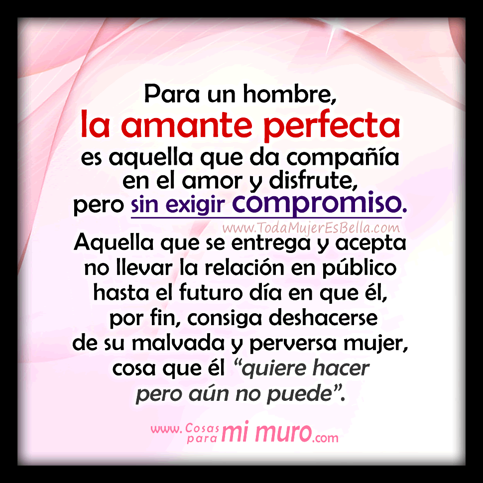 La amante perfecta La amante perfecta