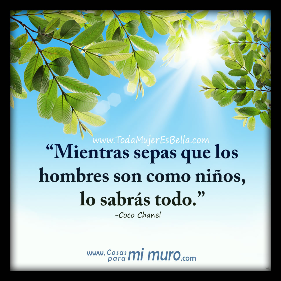 Los hombres son como niños Los hombres son como niños