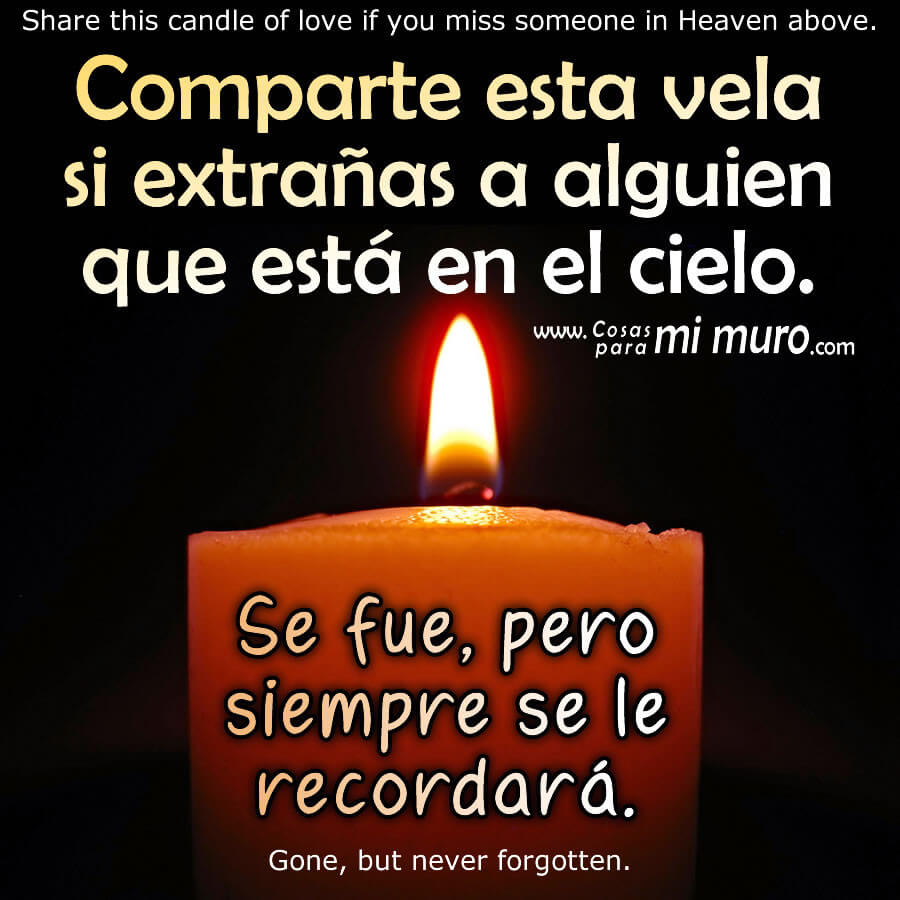 Por su recuerdo