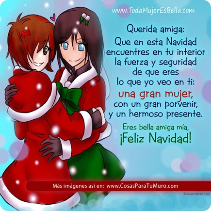 Querida amiga, es Navidad...