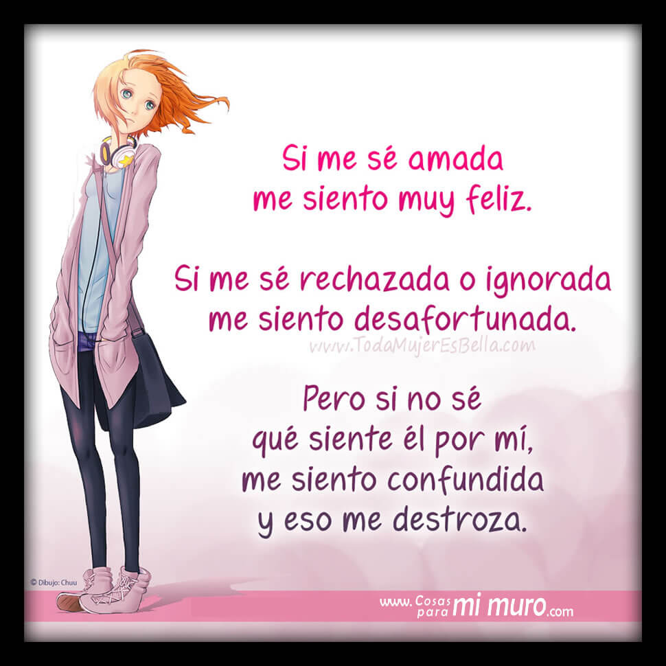 Lo peor es no saber si te ama o no