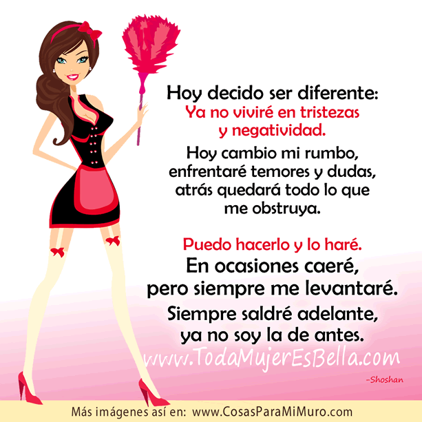 Hoy decido ser diferente Hoy decido ser diferente