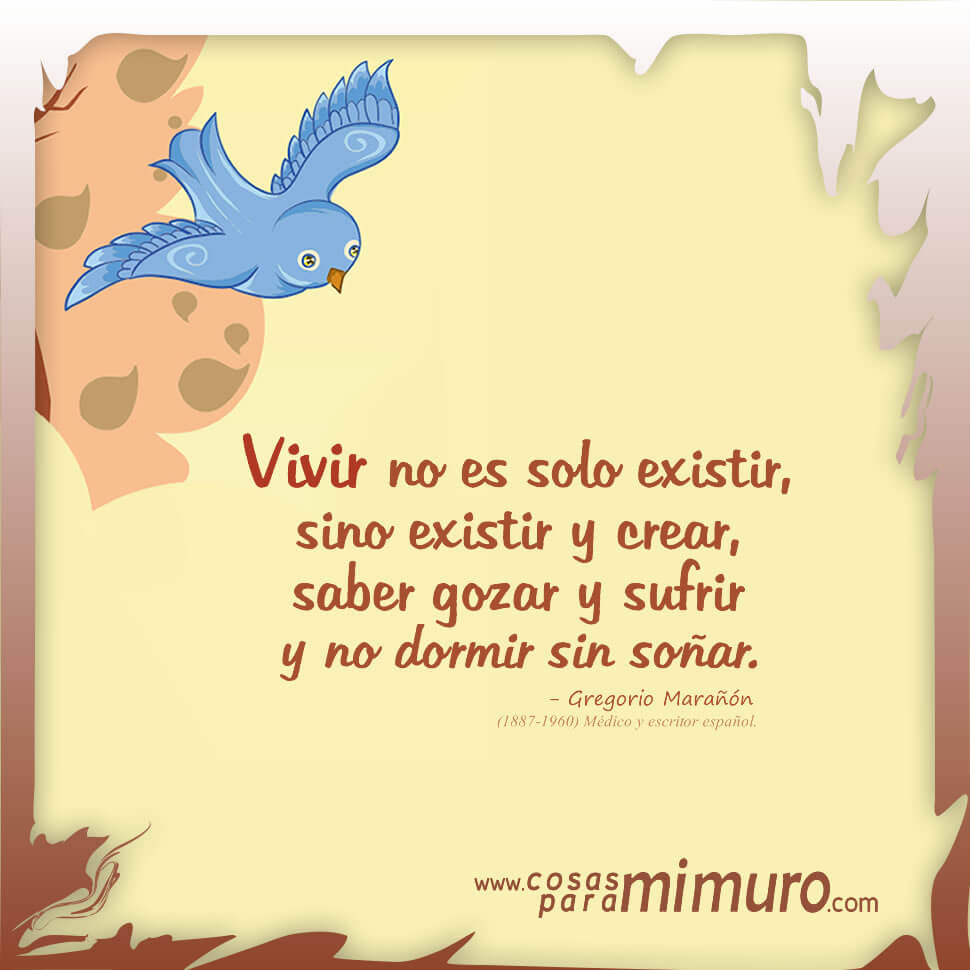 Vivir no es solo existir Vivir no es solo existir