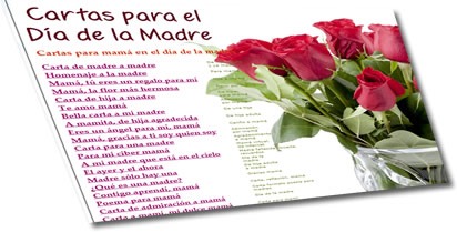 Cartas para el d&iacute;a de la madre