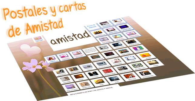 Postales y cartas de amistad