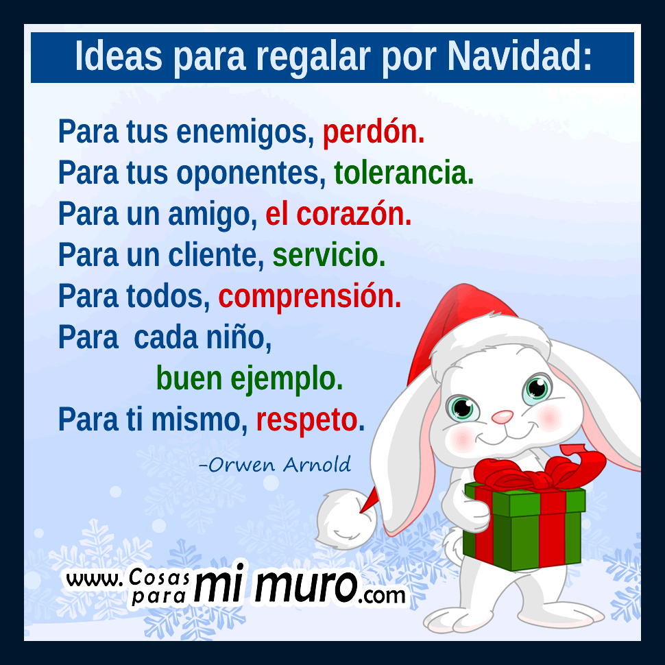 Ideas para regalar por Navidad