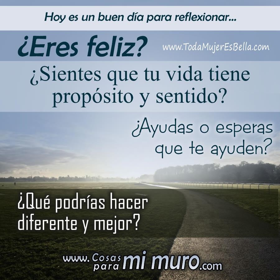 ¿Eres feliz? ¿Eres feliz?