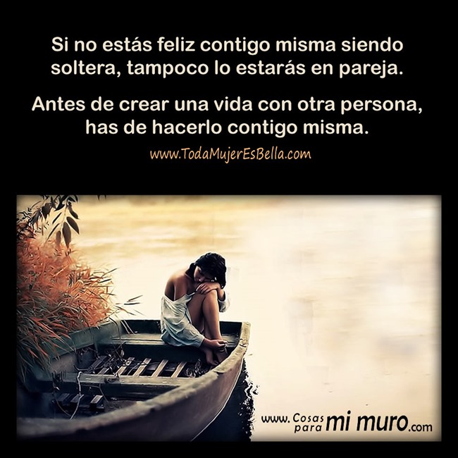 S&eacute; feliz sola, para ser feliz en pareja