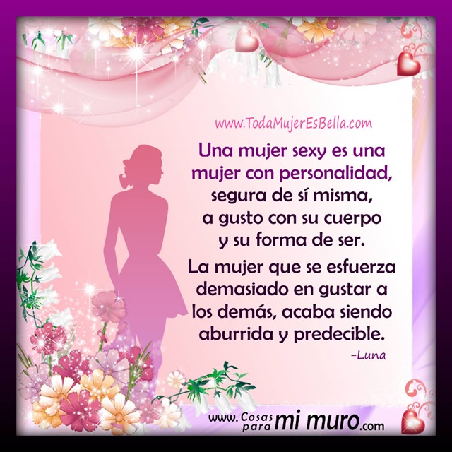 C&oacute;mo es una mujer sexy