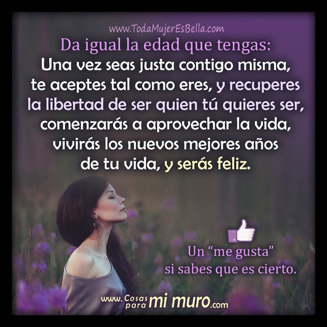 Aceptarte te cambia la vida, a mejor