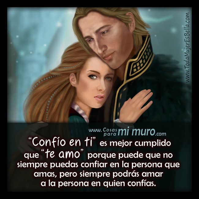 Qu&eacute; prefieres, confianza o amor