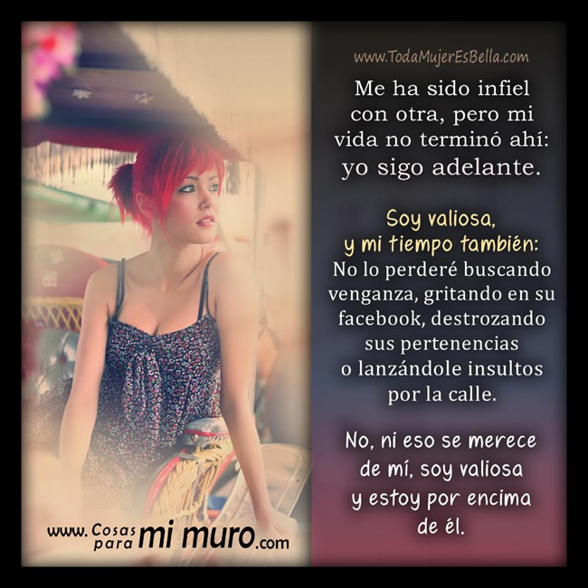 Me ha sido infiel con otra
