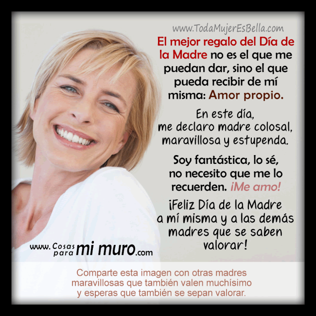 Autoestima para el D&iacute;a de la Madre