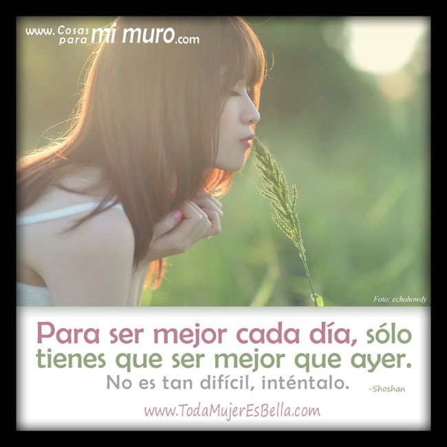 Ser mejor cada d&iacute;a