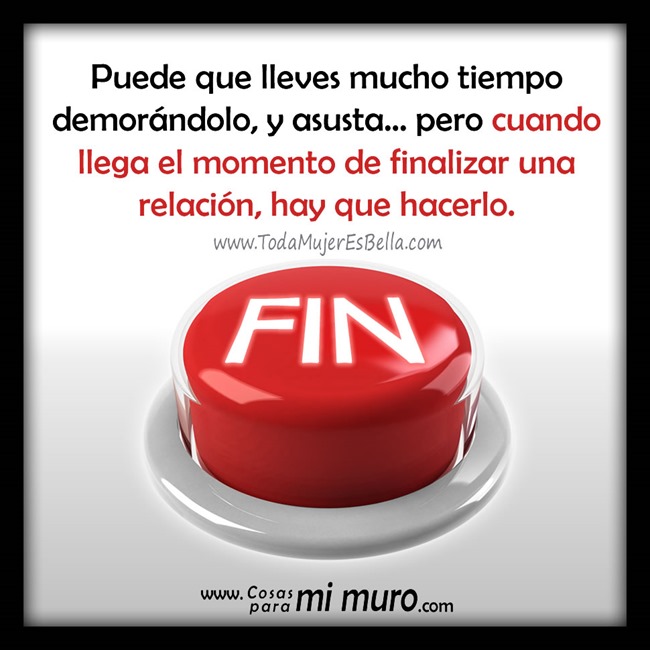 Poner fin a una relaci&oacute;n