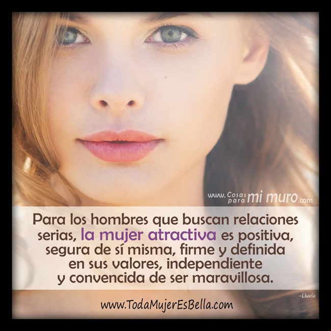 Mujer atractiva a hombres serios Mujer atractiva a hombres serios