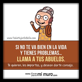 Llama a los abuelos