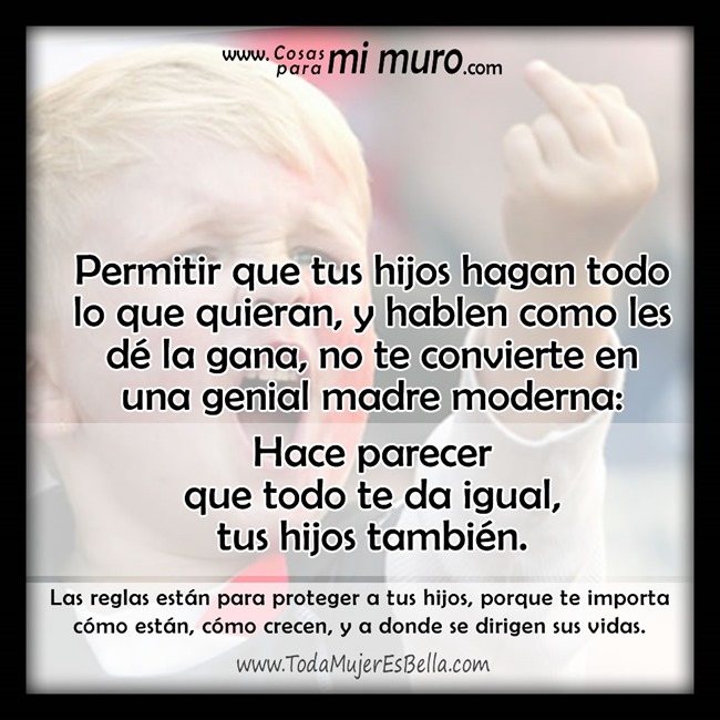 Pon reglas y límites a tus hijos Pon reglas y límites a tus hijos