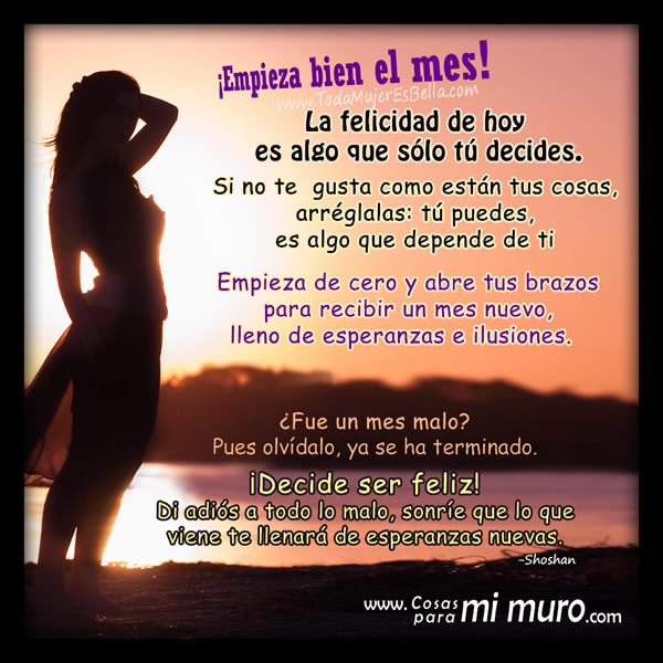¡Comienza bien el mes!