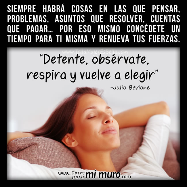 Detente, obs&eacute;rvate, respira y vuelve a elegir