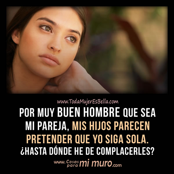 &iquest;Seguir sin pareja, por mis hijos?